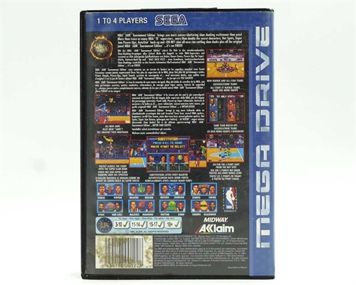 NBA Jam Tournament Edition - Komplet I Æske - Sega Mega Drive Spil (B Grade) (Genbrug)
